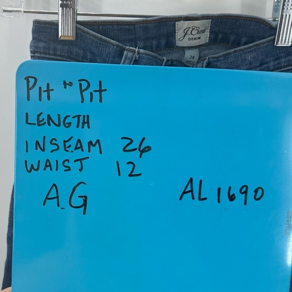 *J Crew Jeans Straight skinny leg Womens 24 | AL1690 - Picture 7 of 7